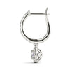 Round Halo Diamond Drop Earrings DiamondStatus