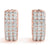 Huggie Pavé Diamond Hoop Earrings