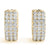 Huggie Pavé Diamond Hoop Earrings