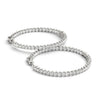 Pavé Hoop Diamond Earrings DiamondStatus