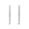 Pavé Hoop Diamond Earrings DiamondStatus