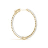 Diamond Pavé Eternity Hoop Earrings DiamondStatus