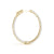 Diamond Pavé Eternity Hoop Earrings