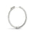 Diamond Pavé Eternity Hoop Earrings