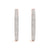 Diamond Pavé Eternity Hoop Earrings