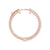 Round Diamond Hoop Earrings