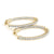 Round Diamond Hoop Earrings