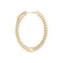 Round Diamond Hoop Earrings DiamondStatus