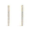 Round Diamond Hoop Earrings DiamondStatus