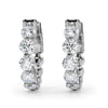 Round Diamond Hoop Earrings DiamondStatus