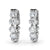 Round Diamond Hoop Earrings