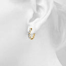 Round Diamond Hoop Earrings DiamondStatus