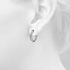 Round Diamond Hoop Earrings DiamondStatus
