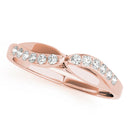 Twisted Bow Pavé Wedding Ring