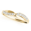 Twisted Bow Pavé Wedding Ring
