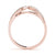 Twisted Bow Pavé Wedding Ring