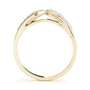 Twisted Bow Pavé Wedding Ring