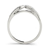 Twisted Bow Pavé Wedding Ring DiamondStatus