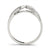Twisted Bow Pavé Wedding Ring