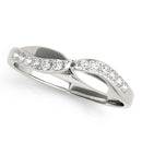 Twisted Bow Pavé Wedding Ring