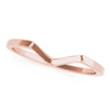 Curved Plain Wedding Ring DiamondStatus