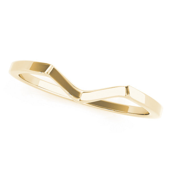 Curved Plain Wedding Ring
