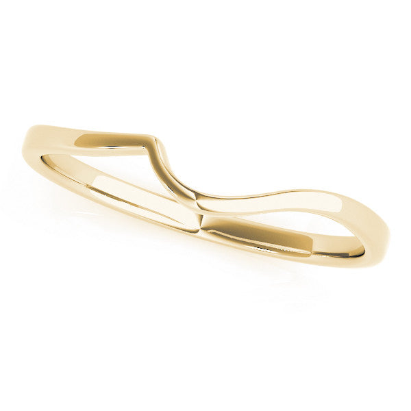 Curved Plain Wedding Ring
