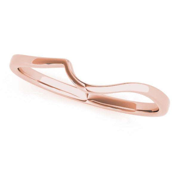Curved Plain Wedding Ring