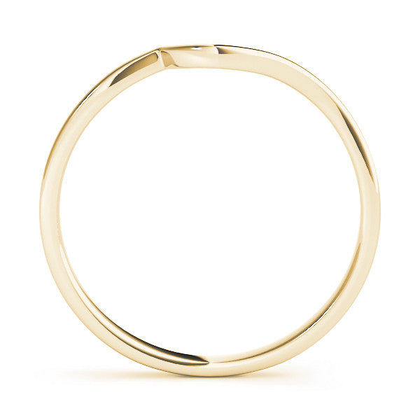 Curved Plain Wedding Ring