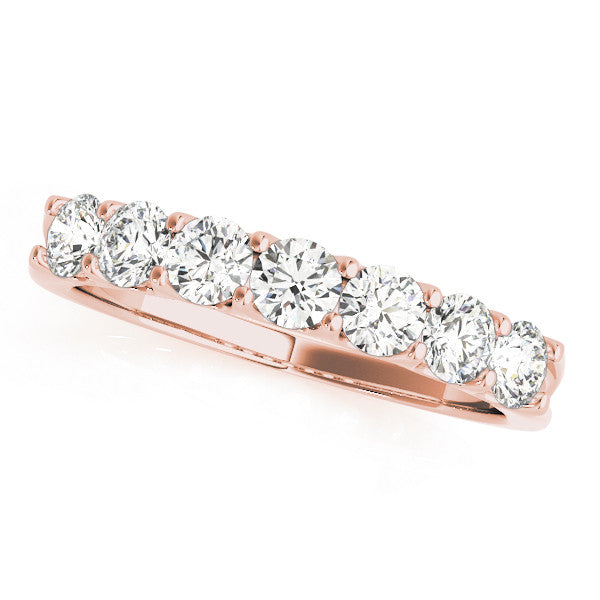 Round Seven Stone Wedding Ring