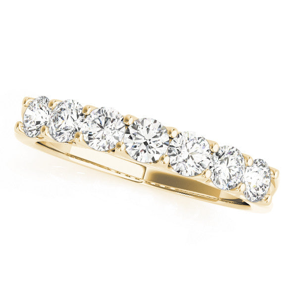 Round Seven Stone Wedding Ring