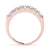 Round Seven Stone Wedding Ring