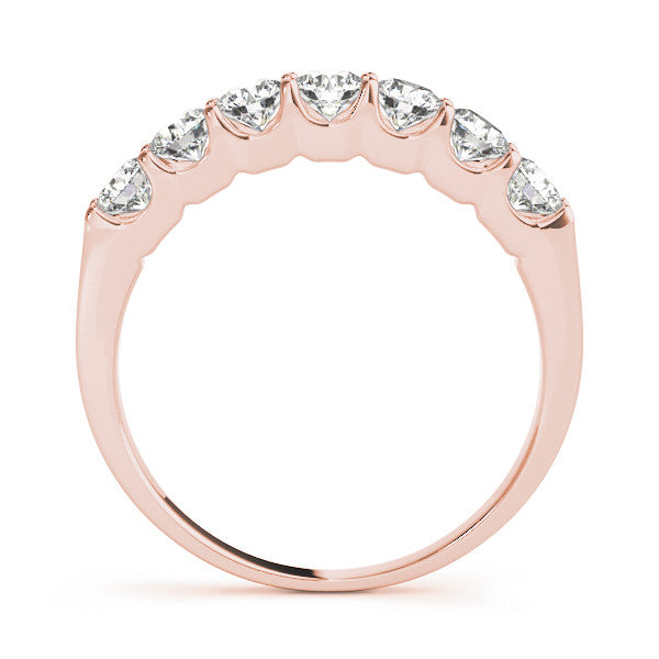 Round Seven Stone Wedding Ring