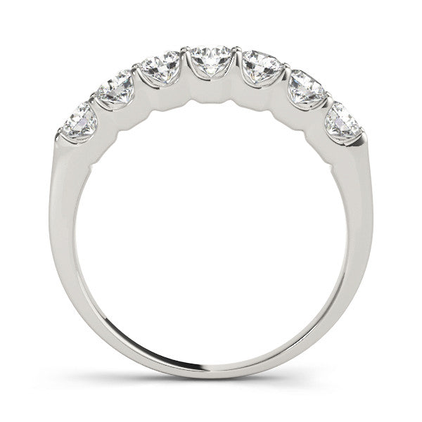 Round Seven Stone Wedding Ring