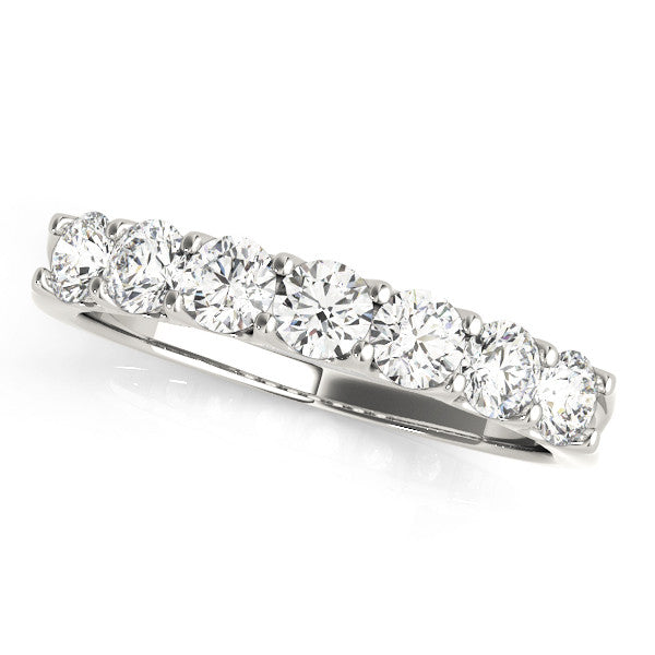 Round Seven Stone Wedding Ring