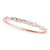 Round / Baguette Seven Stone Wedding Ring