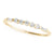 Round / Baguette Seven Stone Wedding Ring