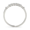 Round / Baguette Seven Stone Wedding Ring DiamondStatus