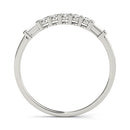 Round / Baguette Seven Stone Wedding Ring