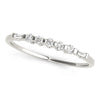 Round / Baguette Seven Stone Wedding Ring DiamondStatus