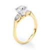 Round Pear Shoulders Engagement Ring DiamondStatus
