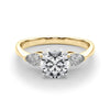 Round Pear Shoulders Engagement Ring DiamondStatus