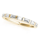 Baguette Seven Stone Wedding Ring