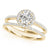Round Halo Pavé Engagement Ring