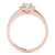 Round Halo Pavé Engagement Ring