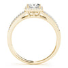 Princess Cut Halo Multi-Row Engagement Ring DiamondStatus