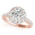Round Cut Halo Engagement Ring