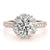 Round Cut Halo Engagement Ring