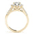 Round Cut Halo Engagement Ring