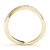 Chevron Channel Wedding Ring DiamondStatus